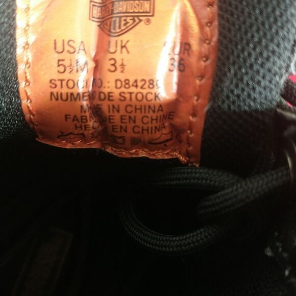 Harley-Davidson Women's 4" Tyler Riding Boot Boot Black D84280 Size 5.5 - Picture 6 of 12